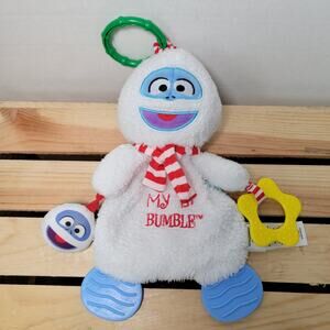 Rudolph The Abominable Snow Monster Teether Crinkle "My 1St Bumble"